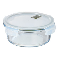Fiambrera hermética redonda borosilicato, experto, 950 ml, ø18,4 x 7,6 cm