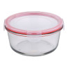 Fiambrera hermética redonda borosilicato, toledo, 800 ml, ø16 x 8 cm