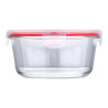 Fiambrera hermética redonda borosilicato, toledo, 800 ml, ø16 x 8 cm