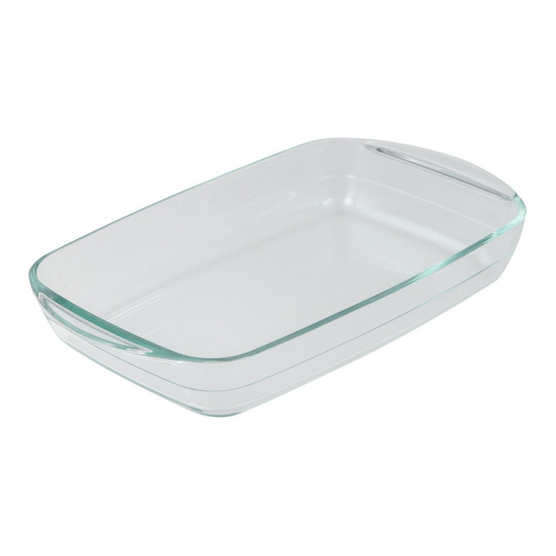 Fuente rectangular de vidrio de borosilicato, para horno, experto, 2 l, 32,5 x 20,2 x 5,2 cm