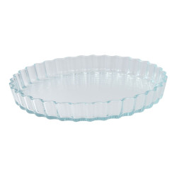 Fuente de vidrio de borosilicato, para horno, experto, 1,3 l, ø27,5 x 3,7 cm