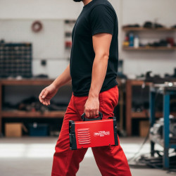 Equipo de soldadura inverter, practico 200 ld 32a, 33 x 13 x 20 cm