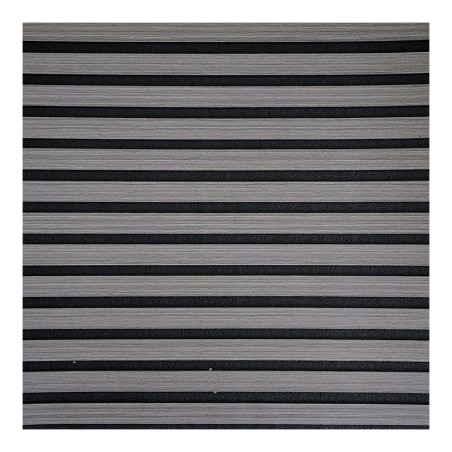 Revestimiento autoadhesivo 3d, color roble gris con fondo de fieltro gris antracita, loseta de 58x58 cm, 6 unidades