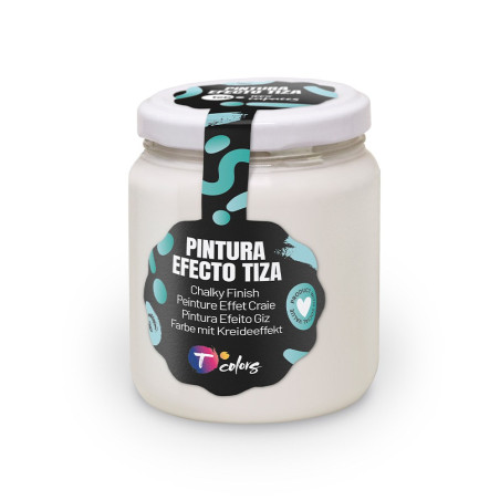 Pintura efecto tiza blanco nórdico, 175 ml
