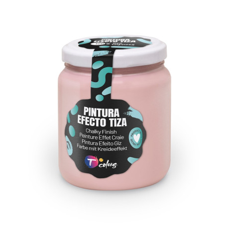 Pintura efecto tiza rosa vintage, 175 ml
