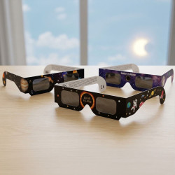 Gafas para eclipse solar, modelos variados