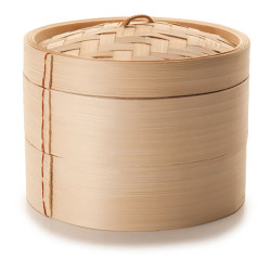 Vaporera de bambú, ø20 cm