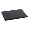 Tabla de corte en polietileno, negra, 33 x 23 x 1,5 cm