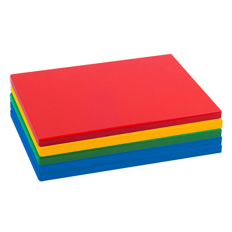 Tabla de corte en polietileno, colores surtidos, 33 x 23 x 1,5 cm