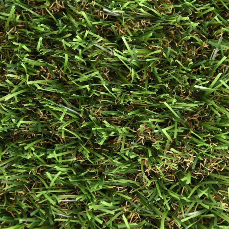 Césped artificial verde 25 mm , modelo otoño, 2 x 5 m