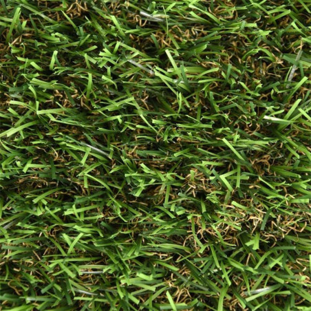 Césped artificial verde 40 mm, modelo otoño, 1 x 5 m