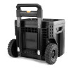 Caja de herramientas con ruedas de 2 cajones y cierre, stacktech, 53 x 40,5 x 47,7 cm