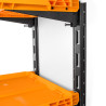 Sistema de 2 estantes stacktech, 53 x 40,5 cm
