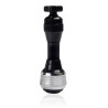Atomizador-ducha con economizador, negro y cromado, blue line, 11 cm