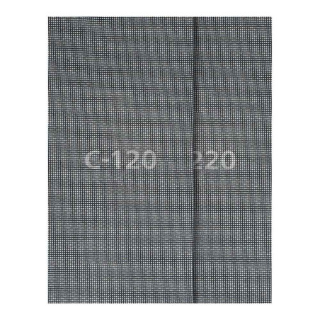 Hojas de lija 115 x 280 mm, 2 x grano 120 + 2 x grano 220