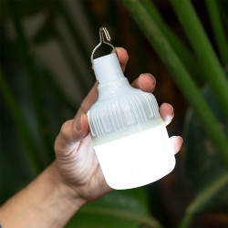 Bombilla led portátil recargable, blanca, 500 im, lp44, 2 uds