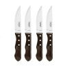 Cuchillos de asado jumbo polywood castaño 12,2 cm, 4 uds