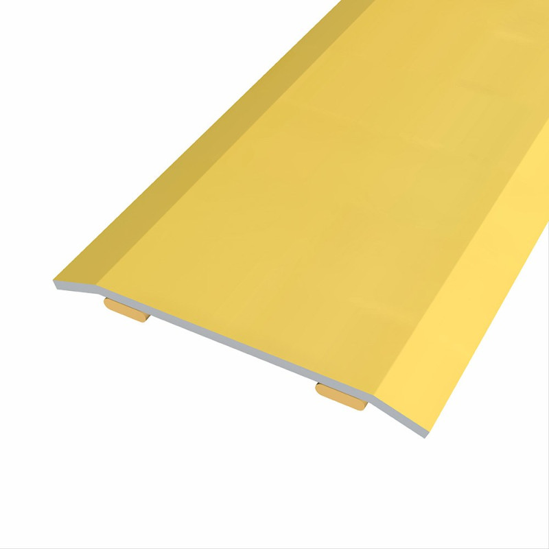 Junta de acero para mismo nivel, 40 x 3,5 mm, adhesiva, flooring, dorada, 83 cm