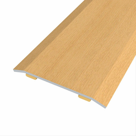 Junta de acero para mismo nivel, 40 x 3,5 mm, adhesiva, flooring, roble rústico, 83 cm