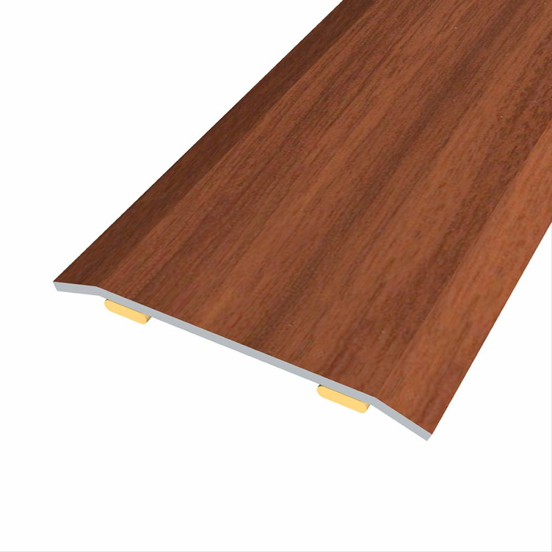 Junta de acero para mismo nivel, 40 x 3,5 mm, adhesiva, flooring, sapeli, 166 cm