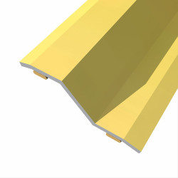 Junta de acero para desnivel 8-14 mm, adhesiva, flooring, dorada, 83 x 3,6 cm