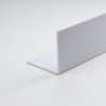 Perfil bricolaje ángulo pvc blanco satinado 1000 x 25 x 25 mm
