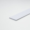 Perfil bricolaje pletina pvc blanco satinado 1000 x 30 x 3 mm
