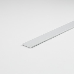 Perfil bricolaje pletina aluminio plata 1000 x 25 x 2 mm