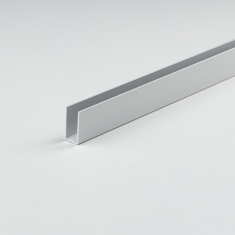Perfil bricolaje u aluminio anodizado 1000 x 10 x 10 mm