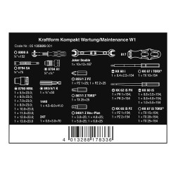 Kit mantenimiento w1, 35 piezas