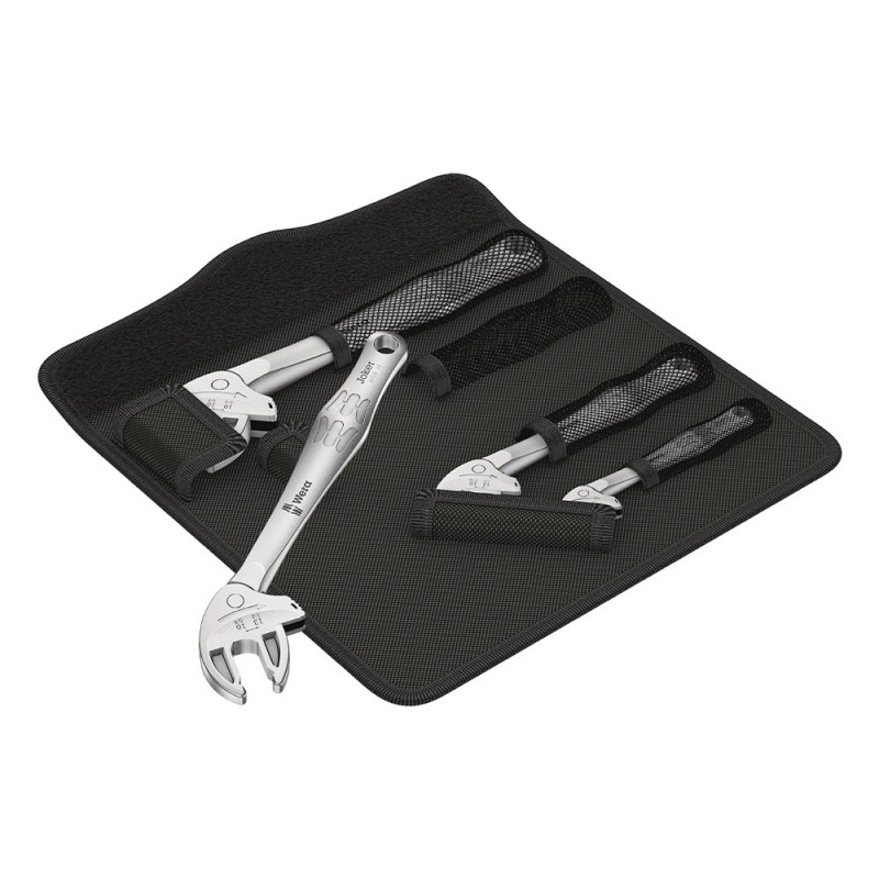 Llaves boca ajustable joker 6004, juego 4 piezas