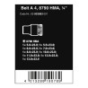 Vasos ¼ pulg belt a4, juego 9 piezas