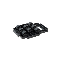 Plataforma con ruedas, 140 x 105 x 25 mm