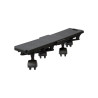 Plataforma con ruedas, 360 x 100 x 80 mm