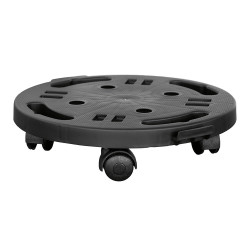 Plataforma con ruedas, ø300 x 70 mm