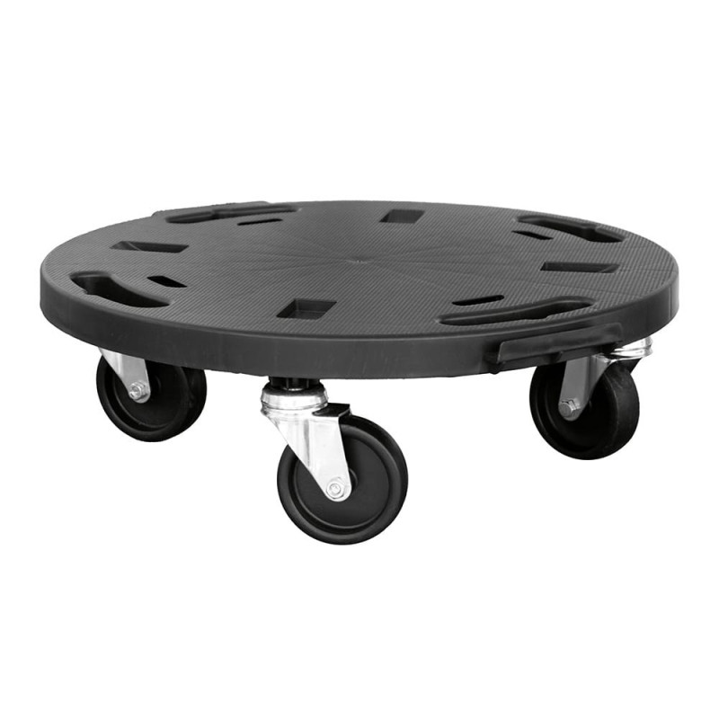 Plataforma con ruedas, ø400 x 125 mm