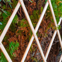 Celosía de madera extensible, 120 x 180 cm