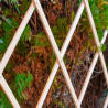 Celosía de madera extensible, 60 x 180 cm