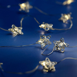 Guirnalda led interior con estrellas colores surtidos 1,9 m