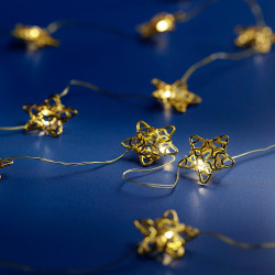 Guirnalda led interior con estrellas colores surtidos 1,9 m