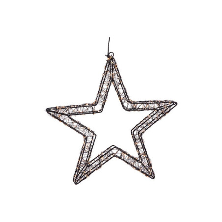 Estrella 800 leds negro 36 cm