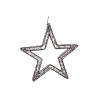 Estrella 800 leds negro 36 cm