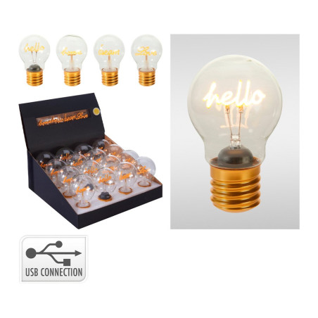 Bombilla decorativa modelos variados