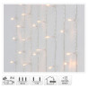 Cortina led exterior 480 leds luz blanco cálido 225 x 300 cm