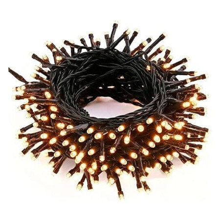 Guirnalda 4008 led blanco cálido cable negro