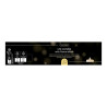 Vela de cera led color dorado ø7 x 19 cm