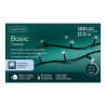 Guirnalda multifunción, uso exterior, basic, blanco frío, cable negro, 180 leds, 13,5 m
