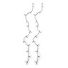 Guirnalda multifunción, uso exterior, basic, blanco cálido, cable negro, 80 leds, 6 m