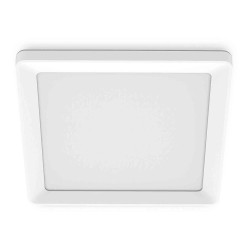 Plafón cuadrado blanco valen, 17 w, 2050 im, 2200-6500 k, 395 x 37 x 395 mm