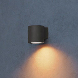 Aplique de exterior led fylx 5 w, negro